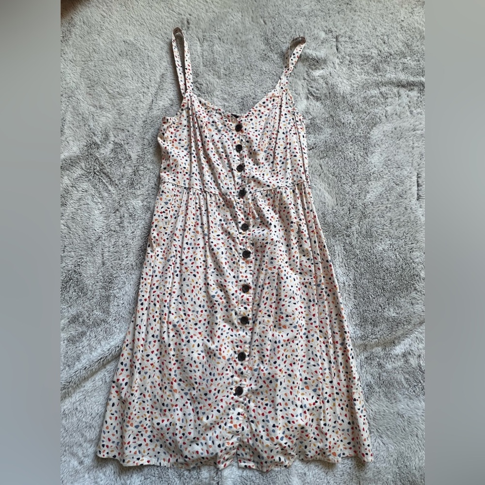 Patterned Button-Down Banana Republic Spring Dress - image 4